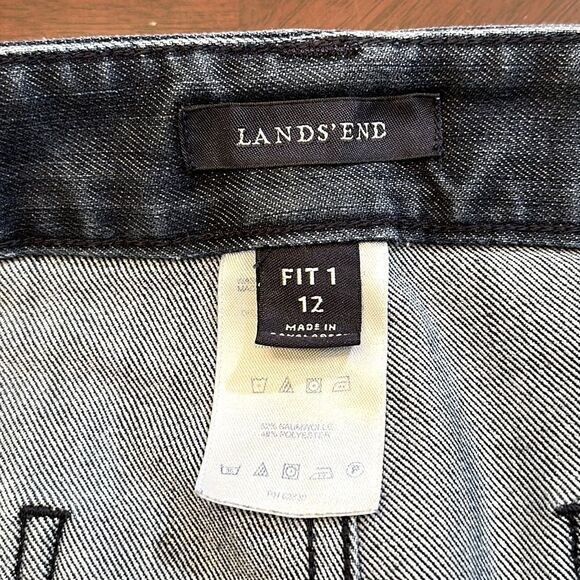 Lands End Jeans Size 12 Fit 1 Crop Capri - Picture 11 of 11